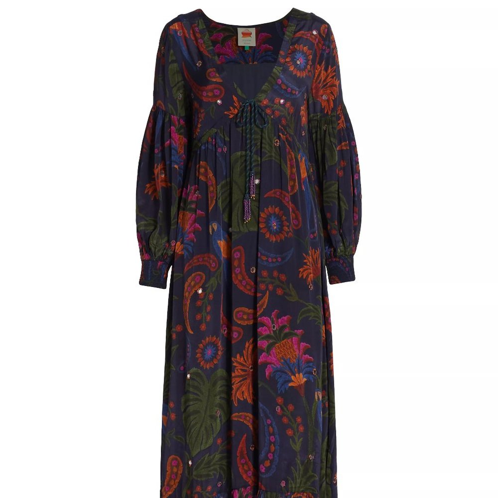 Farm Rio Tapestry Maxi Dress, NWT, sz. M